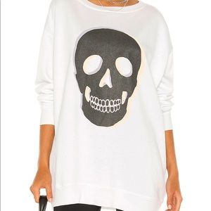 Wildfox Roadtrip Skull Sweatshirt